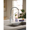 image:imageMoen Genta LX Spring Faucet with Power Boost Modern Kitchen Faucet with OneHandle PreRinse Easy Installation Chrome 5926Chrome