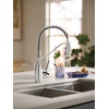 image:imageMoen Genta LX Spring Faucet with Power Boost Modern Kitchen Faucet with OneHandle PreRinse Easy Installation Chrome 5926Chrome