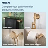 image:imageMoen Gibson Brushed Nickel TwoHandle Adjustable Widespread High Arc Modern Bathroom Sink Faucet Valve Required T6142BNBronzed Gold