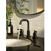 image:imageMoen Gibson Brushed Nickel TwoHandle Adjustable Widespread High Arc Modern Bathroom Sink Faucet Valve Required T6142BNMatte Black