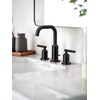 image:imageMoen Gibson Brushed Nickel TwoHandle Adjustable Widespread High Arc Modern Bathroom Sink Faucet Valve Required T6142BNMatte Black