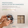 image:imageMoen Halle Spot Resist Brushed Nickel Tub and Shower Trim Kit Featuring Showerhead Lever Handle and Tub Spout with PosiTemp Valve Included 82970SRNSpot Resist Nickel