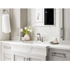 image:imageMoen Halle Spot Resist Brushed Nickel TwoHandle Centerset Bathroom Sink Faucet with Drain Assembly 84971SRNSpot Resist Brushed Nickel