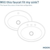 image:imageMoen Halle Spot Resist Brushed Nickel TwoHandle Centerset Bathroom Sink Faucet with Drain Assembly 84971SRNSpot Resist Brushed Nickel