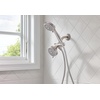 image:imageMoen Ignite Brushed Nickel FiveFunction 334 Diameter 5Function Shower Spray Head with Handheld Showerhead 20016SRNPack of 1
