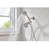 image:imageMoen Ignite Brushed Nickel FiveFunction 334 Diameter 5Function Shower Spray Head with Handheld Showerhead 20016SRNPack of 1