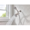 image:imageMoen Ignite Brushed Nickel FiveFunction 334 Diameter 5Function Shower Spray Head with Handheld Showerhead 20016SRNPack of 1