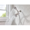image:imageMoen Ignite Brushed Nickel FiveFunction 334 Diameter 5Function Shower Spray Head with Handheld Showerhead 20016SRNPack of 2