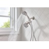 image:imageMoen Ignite Brushed Nickel FiveFunction 334 Diameter 5Function Shower Spray Head with Handheld Showerhead 20016SRNPack of 2