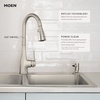 image:imageMoen Kiran Chrome OneHandle High Arc Pulldown Kitchen Faucet with Power Clean 87599Chrome