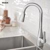image:imageMoen Kiran Chrome OneHandle High Arc Pulldown Kitchen Faucet with Power Clean 87599Chrome