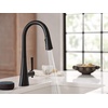 image:imageMoen Kurv Polished Nickel Pulldown Kitchen Faucet Featuring Power Boost and Reflex Transitional Kitchen Faucet OneHandle Easy Installation 9126NLMatte Black