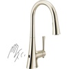 image:imageMoen Kurv Polished Nickel Pulldown Kitchen Faucet Featuring Power Boost and Reflex Transitional Kitchen Faucet OneHandle Easy Installation 9126NLPolished Nickel