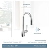 image:imageMoen Kurv Polished Nickel Pulldown Kitchen Faucet Featuring Power Boost and Reflex Transitional Kitchen Faucet OneHandle Easy Installation 9126NLPolished Nickel