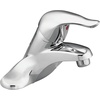 image:imageMoen L4601 Chateau 4Inch Centerset Single Handle LowArc Bathroom Faucet without Drain Assembly Chrome