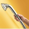 image:imageMoen LR8716D3GBN Bathroom Safety 16Inch Designer Bathroom Grab Bar with Curled Grip Brushed NickelBrushed Nickel