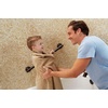 image:imageMoen LR8716D3GBN Bathroom Safety 16Inch Designer Bathroom Grab Bar with Curled Grip Brushed NickelOld World Bronze