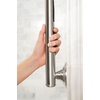 image:imageMoen LR8724D1GBN Home Care Safety 24Inch Designer Bathroom Grab Bar with Curled Grip 24 Inch Brushed NickelBrushed Nickel