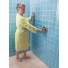 image:imageMoen LR8724D1GBN Home Care Safety 24Inch Designer Bathroom Grab Bar with Curled Grip 24 Inch Brushed NickelBrushed Nickel