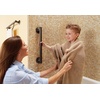 image:imageMoen LR8724D1GBN Home Care Safety 24Inch Designer Bathroom Grab Bar with Curled Grip 24 Inch Brushed NickelOld World Bronze