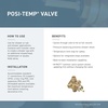 image:imageMoen M Pact PosiTemp Pressure Balancing Brass Tub and Shower Valve with IPS Connections 251005
