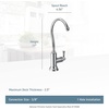 image:imageMoen Matte Black Sip Traditional Cold Water Kitchen Beverage Faucet with Optional Filtration System S5510BL