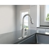 image:imageMoen Meena One Handle Kitchen Faucet with Pull Down Sprayer High Arc Kitchen Sink Faucet Featuring Reflex System and Duralock Quick Connect Spot Resist Stainless 87270SRSSpot Resist Stainless