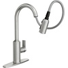 image:imageMoen Meena One Handle Kitchen Faucet with Pull Down Sprayer High Arc Kitchen Sink Faucet Featuring Reflex System and Duralock Quick Connect Spot Resist Stainless 87270SRSSpot Resist Stainless