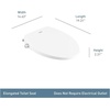 image:imageMoen Moen White 2Series Standard NonElectronic Bidet Seat for Elongated Seats EB500E