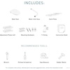 image:imageMoen Moen White 2Series Standard NonElectronic Bidet Seat for Elongated Seats EB500E