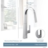 image:imageMoen Nio Chrome One Handle Pulldown Kitchen Faucet with Power Clean Accent Handle Included for Customizing S75005Spot Resist Stainless