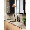 image:imageMoen Nio Spot Resist Stainless One Handle Pulldown Kitchen Faucet with Power Clean Accent Handle Included for Customizing S75005SRSMatte Black