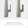 image:imageMoen Nio Spot Resist Stainless One Handle Pulldown Kitchen Faucet with Power Clean Accent Handle Included for Customizing S75005SRSSpot Resist Stainless
