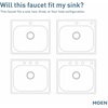 image:imageMoen Noell 1Handle Kitchen Faucet with Side Sprayer 87506BRB
