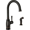 image:imageMoen Noell 1Handle Kitchen Faucet with Side Sprayer 87506BRB