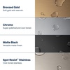 image:imageMoen Nolia Chrome OneHandle PreRinse Spring Kitchen Faucet with Pull Down Sprayer Single Hole Kitchen Sink Faucet with Soap Dispenser 87886Bronzed Gold