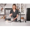 image:imageMoen Nolia Chrome OneHandle PreRinse Spring Kitchen Faucet with Pull Down Sprayer Single Hole Kitchen Sink Faucet with Soap Dispenser 87886Matte Black