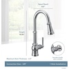 image:imageMoen Paterson Spot Resist Stainless Water Filtration OneHandle High Arc Pulldown Kitchen Faucet Water Filter for Sink Faucet Sold Separately FS72003SRSSpot Resist Stainless