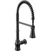 image:imageMoen Paterson Spot Resist Stainless Water Filtration OneHandle High Arc Pulldown Kitchen Faucet Water Filter for Sink Faucet Sold Separately FS72003SRSMatte Black