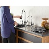 image:imageMoen Paterson Spot Resist Stainless Water Filtration OneHandle High Arc Pulldown Kitchen Faucet Water Filter for Sink Faucet Sold Separately FS72003SRSChrome