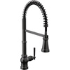 image:imageMoen Paterson Spot Resist Stainless Water Filtration OneHandle High Arc Pulldown Kitchen Faucet Water Filter for Sink Faucet Sold Separately FS72003SRSMatte Black
