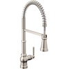 image:imageMoen Paterson Spot Resist Stainless Water Filtration OneHandle High Arc Pulldown Kitchen Faucet Water Filter for Sink Faucet Sold Separately FS72003SRSSpot Resist Stainless
