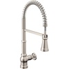 image:imageMoen Paterson Spot Resist Stainless Water Filtration OneHandle High Arc Pulldown Kitchen Faucet Water Filter for Sink Faucet Sold Separately FS72003SRSSpot Resist Stainless