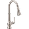 image:imageMoen Paterson Spot Resist Stainless Water Filtration OneHandle High Arc Pulldown Kitchen Faucet Water Filter for Sink Faucet Sold Separately FS72003SRSSpot Resist Stainless