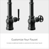image:imageMoen Paterson Spot Resist Stainless Water Filtration OneHandle High Arc Pulldown Kitchen Faucet Water Filter for Sink Faucet Sold Separately FS72003SRSMatte Black