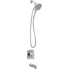 image:imageMoen Ronan Bronzed Gold SingleHandle Modern Tub and Shower Faucet with Handheld Rain Shower Spray Head Shower Handle Tub Spout and Valve 82021BZGChrome