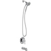 image:imageMoen Ronan Bronzed Gold SingleHandle Modern Tub and Shower Faucet with Handheld Rain Shower Spray Head Shower Handle Tub Spout and Valve 82021BZGChrome