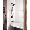 image:imageMoen Ronan Bronzed Gold SingleHandle Modern Tub and Shower Faucet with Handheld Rain Shower Spray Head Shower Handle Tub Spout and Valve 82021BZGMatte Black