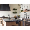image:imageMoen S3955C Paterson Deck Mounted Kitchen Soap Dispenser with Above the Sink Refillable Bottle ChromeMatte Black
