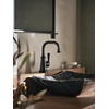 image:imageMoen S44101BL Colinet OneHandle Single Hole Traditional Bathroom Sink Faucet Matte Black